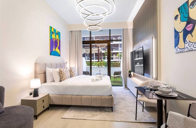 Sleek Studio Apartment in Azizi Riviera- Suiteable