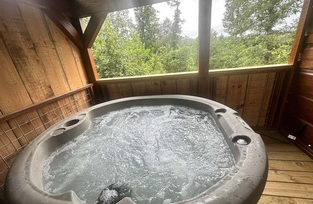 Snuggle Time -Hot Tub, Fireplace,Hiking,View,Near Asheville ,WiFi