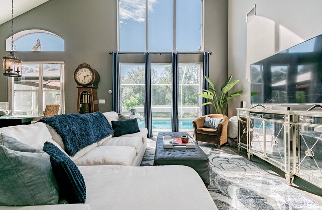 Spa Retreat: Relaxing Pool Home w/Hot Tub, Amenities and Convenient Location