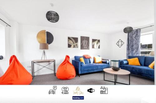 Spacious 4 Bedroom House Convenient Location By Trinity Stays Short Lets & Serviced Accommodation Peterborough