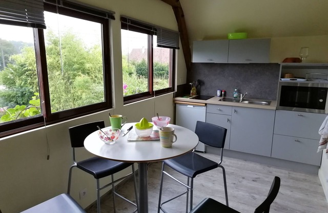 Spacious accommodation surrounded by greenery