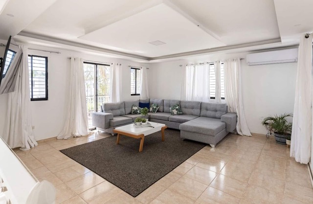 Spacious, comfortable and secure villa.