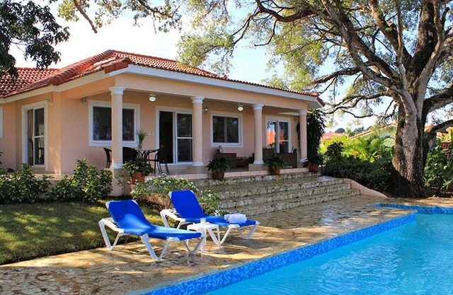 Spacious complex in gated Sosua residence, with sports courts, near beach&shops