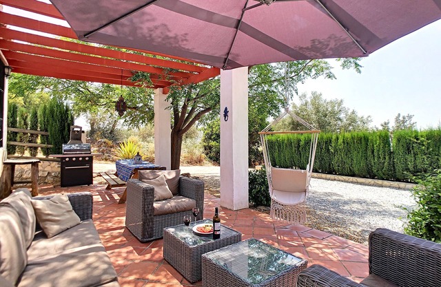 Spacious vacation home, adjacent to natural park, with shared pool.