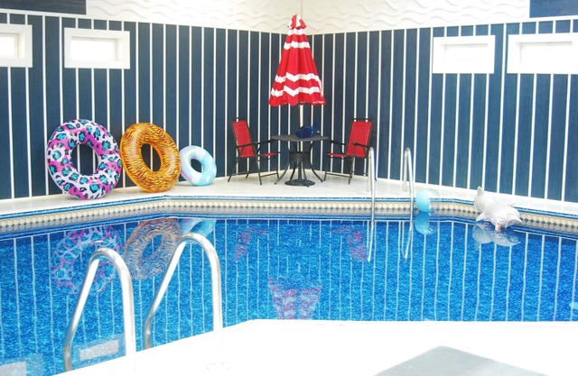 Spacious family friendly home with a heated indoor pool