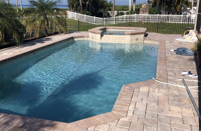 Spacious gulf view home nestled between 2 nearby beaches with pool and hot tub.