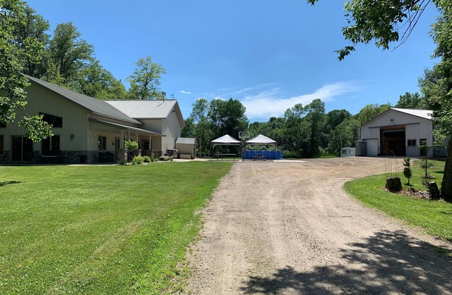 Spacious home with additional camper hook ups on 10 private acres.