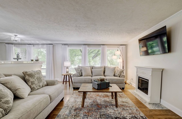 Spacious home with basement. City park steps away. Cleaning fee included.