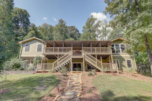 Spacious Lake Lure Family Home with Deck and Fire Pit!