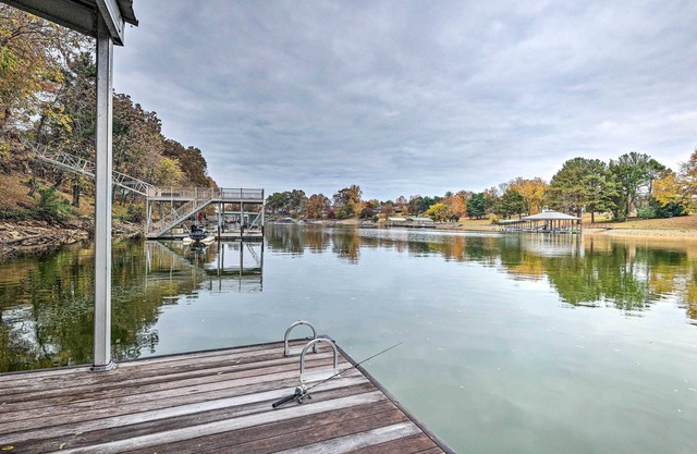 Spacious Lakefront Retreat w/Hot Tub + Dock!