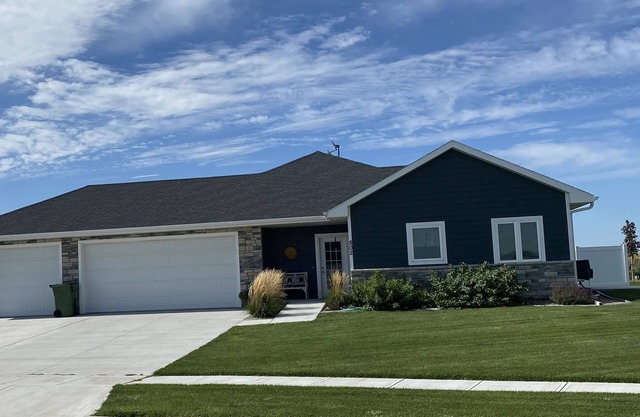 Spacious new home with a country feel.