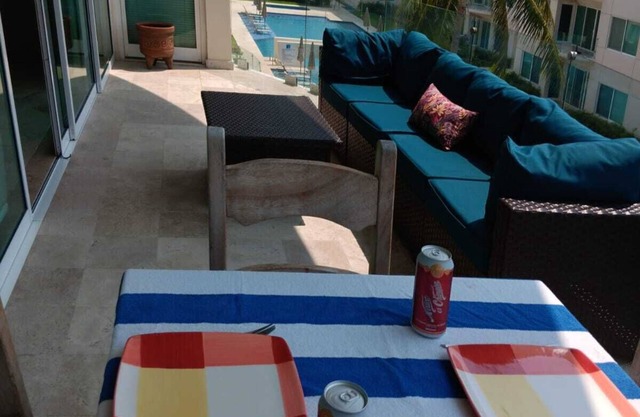 Spacious ocean view apartment on a golf course