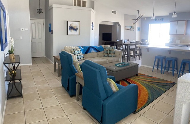 Spread Out with Family and Friends with 2 Living Rooms!