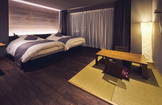 Standard 1 night without meals3rd and 4th floors JapaneseWestern style twin room/Oita Ōita