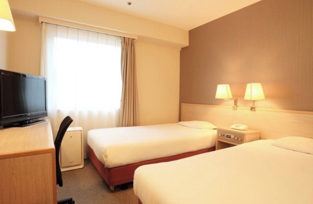 Standard Twin Smoking Room only Smile Value St/Shimonoseki Yamaguchi