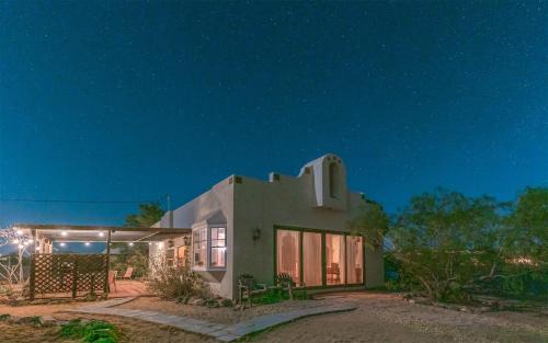 Stargazing from the Hot Tub at Sahara Madre, a Gorgeous Desert Retreat