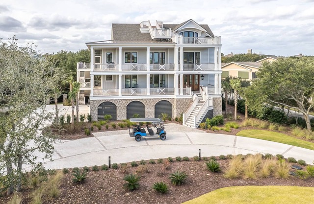 Steps to Sand, Ocean Views, Game Room, Private Pool + Outdoor Kitchen