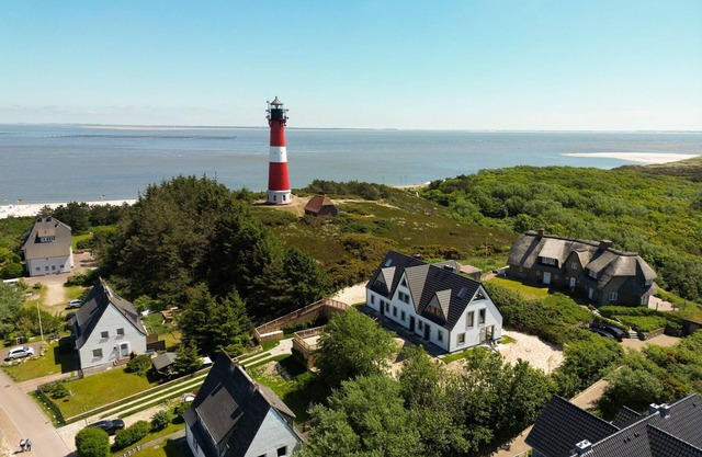 Strandwächter - Luxuriöses Neubau Hausteil auf Einem Dünenkamm mit Blick zu Beiden Seeseiten