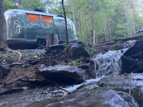 Streamside Shinytiny Airstream In The Smokies