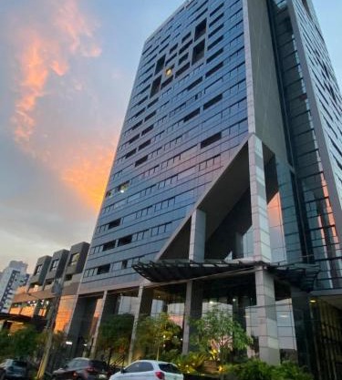 Studio Pantanal Comodidade e localização em prédio de luxo