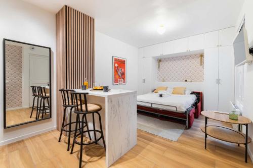 Studio parisien coeur montmartre - Paris 18 - 2p