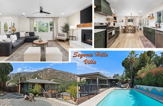 Stunning Sequoia Hills Villa w/pool, Game room, Hot tub, Firepit and EV charger
