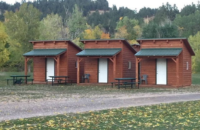 Sturgis SD. Camping Cabin with 2 Full Size Futons in Beautiful Blackhills