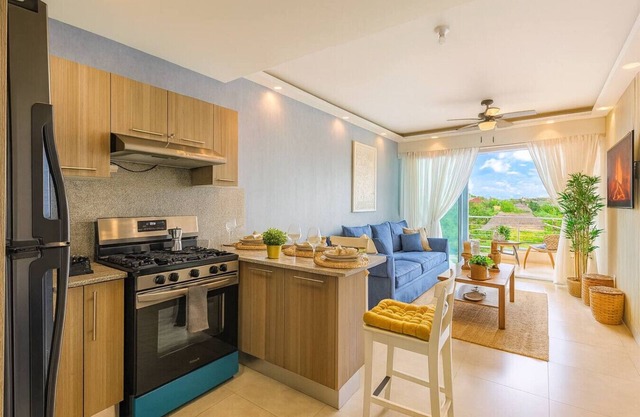 Stylish 2BD Retreat Full AC, Pool, Steps to Beach