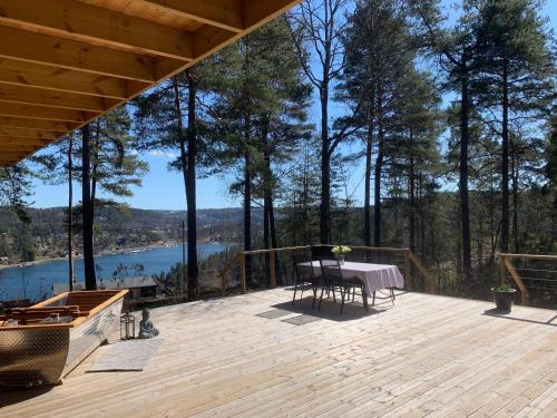 Summer cabin in Nesodden open-air bath large terrace