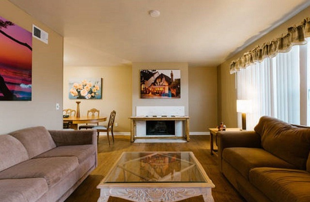 Sunny home at the top of seaside