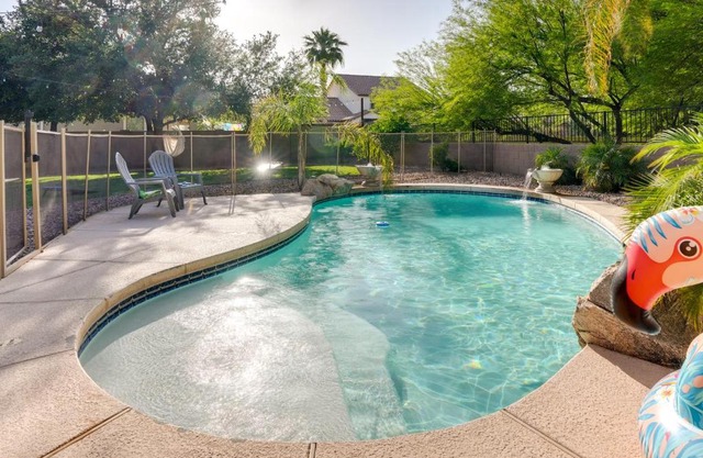 Sunny V Arizona Retreat with Private Pool and Patio