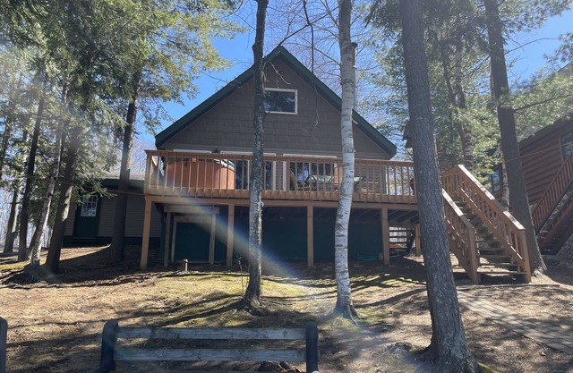 Sunset Beach Chalet with Hot Tub & Fire Pit Near Hiking, Skiing & Snowmobiling