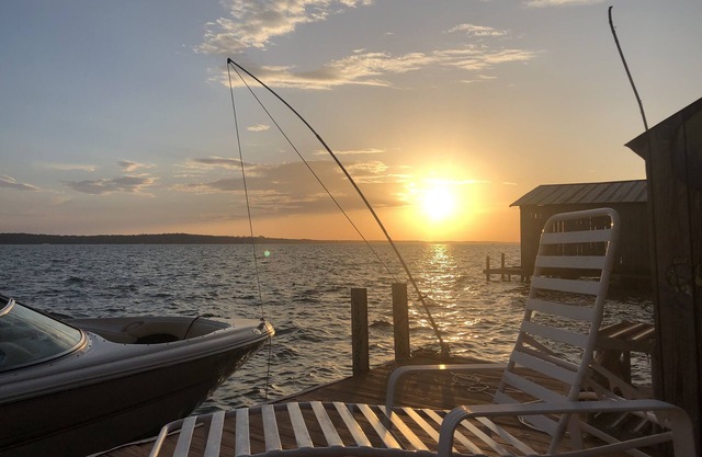 Sunset Landing- Sunsets, water, peace and tranquility