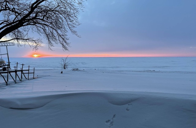 Sunsets are Free at our cozy cabin!