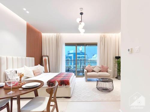 super luxury studio with terrace at Burj view