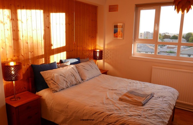 Superior double room with view over north London