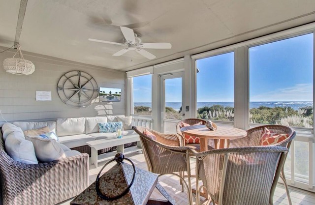 Surfside Villa at 8 Beach Club Villa|Oceanfront Luxury|Outdoor Living Room|Complete Renovation|Ch.