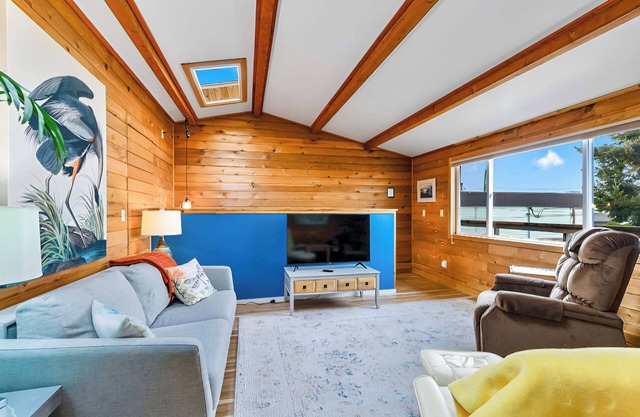 Sweeping view of Birch Bay from 2nd story apt.