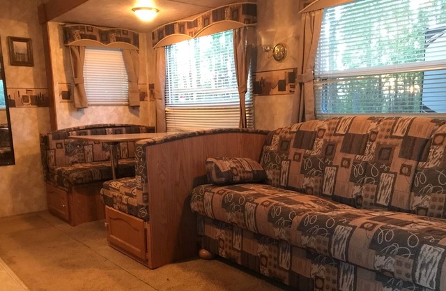 Sweet TETON RETREAT Camper Trailer in Beautiful Idaho Mountains