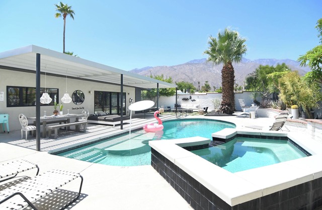 Swim like a celebrity at the chic & ideal Palm Springs experience!