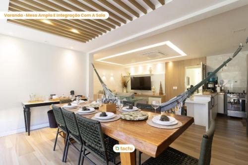 Térreo varanda gourmet/churrasco VG Sun Cumbuco