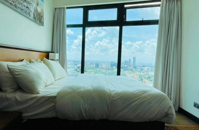 Tastefully furnished apartment with beautiful views
