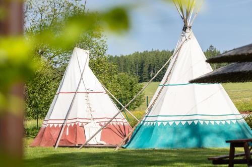 Teepee a karavanové stání Koupálo Janovičky
