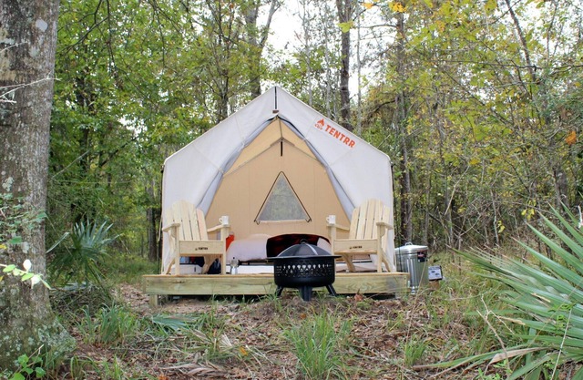 Tentrr State Park Site - Louisiana Fontainebleau State Park - Pond View E - Sing