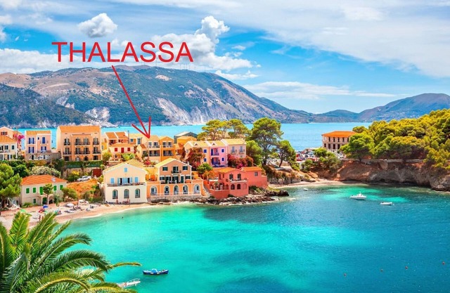 THALASSA. Unique location, one min from the beach!
