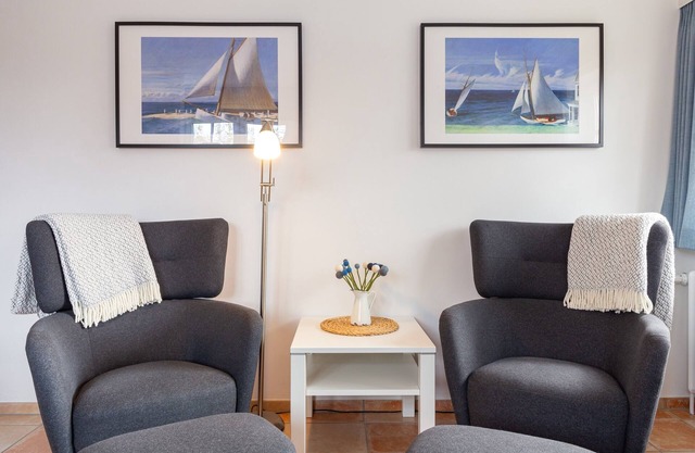 The apartment Abensonne is located in the house "Pesel" in Norddorf, one of the