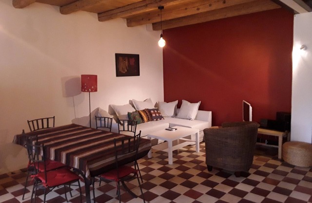 The apartment in the castle farmhouse on the Luxembourg border