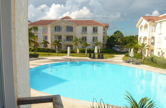 The blue lagoon of the Caribbean Sea