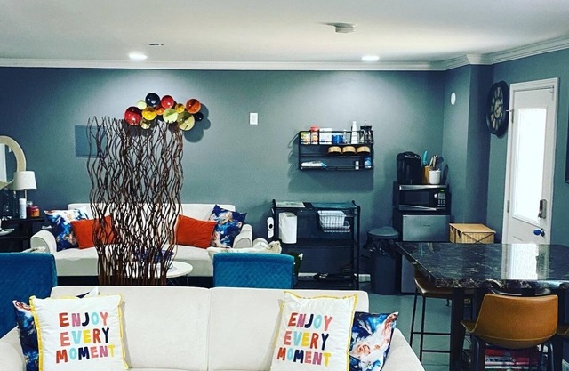 The Classy Cave! A spacious, basement suite hideaway w/hotel style kitchenette.