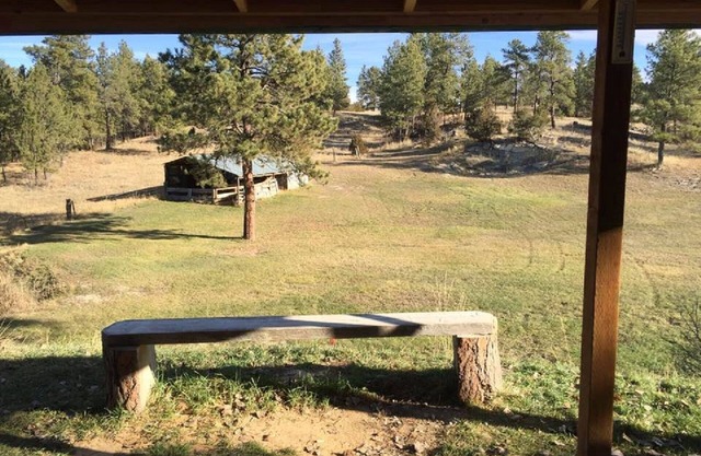 "The Dugout" in the Bull Mountains.a quaint little getaway!
